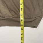 ZARA Olive Green Fitted Hem Cropped Jersey Knit Sweatshirt Photo 7