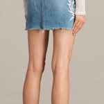 ALLSAINTS Blue Indigo Denim Skirt Photo 2