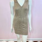 Sienna Sky Sleeveless Faux Suede Dress w/ Pockets Photo 0