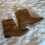 ALDO Buckle And Zip Detail Flat Boots Camel Color Size 37.5 Photo 1