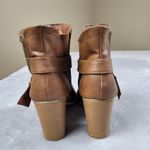 Not Rated  Women's Ankle Boots Brown Pull On Buckle Size 9 Photo 3