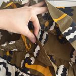 ZARA Tiered Ruffle Mini Skirt, Size Small, Brown/Gold/White/Black, NWT Photo 6