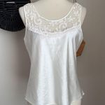 Vtg Cinema Etoile Cream Lace Sleeveless Lingerie Intimate Tank Top, Size Medium White Photo 0