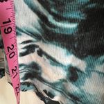 JM Collection Vintage Blue Floral Top, Y2K 2000s Grunge Indie Sleaze 90s Small Photo 4