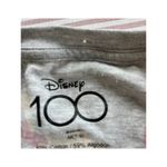 Disney  100 Christmas T-Shirt Juniors M Gray Mickey & Friends Festive Print Photo 3