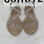 Schutz  Bria Crystal Clear Jelly Embellished Sandal with Dust‎ Bag Size 6 NIB Photo 7