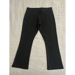 American Giant Cropped Leggings Womens Size 14 Black Curvy Yoga Pants Stretch Photo 6