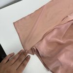 BCBGMAXAZRIA  Dress Womens 12 Pink Misty Pleated Lace Back Maxi‎ Photo 10