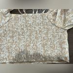 Japra women’s tops size small boho top like new Tan Photo 8