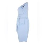 Lavish Lice NWT Lavish Alice Origami One-Shoulder Midi Dress in
Cornflower Blue 6 Photo 6