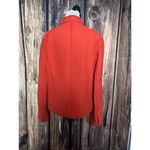Per Se Women Wool Jacket Orange Size 14 100% Wool M L Preppy Retail $695 Career Photo 4