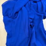 White Fox Boutique White Fox Falling to Pieces Azure Long Sleeve Blue Dress Womens Medium Photo 8