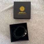 NIB Spirilet Libra Spiritual Amulet Bracelet Black Photo 2