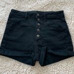 American Eagle High Waisted Black Jean Shorts Photo 0