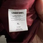 Lands' End Lands’ End Quilted Burgundy Packable Vest Photo 7
