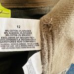 Gloria Vanderbilt Angelina Ribbed Olive Green Bermuda Shorts 12 Preowned Photo 5