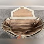 Kate Spade  Tweed & Pebble Leather Envelope Handbag Satchel Purse Photo 5