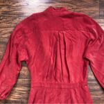 EVER • Whitmore Dress silk charmeuse wrap pleated Rubia red mini cocktail draped Size M Photo 14