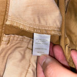 Garnet Hill  Tan Brown Wide Leg Cropped Chino Pants Women's Size 12 Photo 7