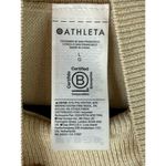 Athleta x Alicia Keys Cowl Neck Long Sleeve Cream Sparkly Wool Bodysuit Size L Photo 5