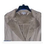 Zendra Petite Brown Suede Coat XL Lightweight Double Photo 5