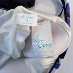 Le Cove Women's Floral Print Tankini Swimsuit with Skirted Bottom Size 12 Blue Photo 6