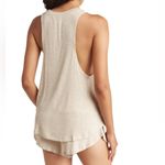 Eberjay EBERJEY Elon The Muscle Tank Sleep Shirt, Beige/Oatmeal, Luxury, Medium 6/8 NWT Photo 2