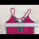 Lululemon Tadasana bright pink workout tank size 4 Photo 5