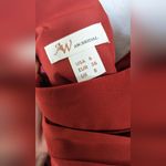 David's Bridal AW Gwyneth Bridesmaid Prom Formal Special Occasion Wedding Guest Dress, 6, Red Photo 6