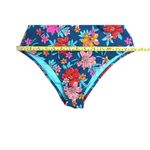 Shade & Shore  36B‎ High Thigh Green Floral 1pc Swim Lined Swimsuit S-M Photo 4