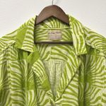 Free People We The Free Sun Splash Printed Top Green Size XL Photo 2