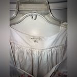 For Love & Lemons  Tea Time Babydoll Dress White Pink size XXS Photo 6