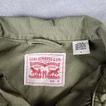 Levi's  Women's Military Shirt Jacket Green Embroidery Size M Medium Photo 2