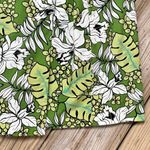 Charter Club Vintage Green And White Tropical Print Wrap Skirt Size 6 Photo 2