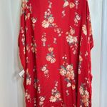 Xhilaration  Kimono Robe Cover Up Floral Print Size Xl/XXL Rayon Boho Beachy Photo 6