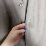 Pendleton Vintage  Taupe Virgin Wool Academia Button Blazer Jacket Size 14W Photo 5