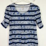 Lilly Pulitzer Lajolla Dress In High Tide Navy Heart And Sole Stripe Size XXS N1 Photo 2