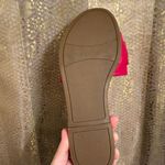 Franco Sarto  mandy Slip On Silver Hardware Dark Pink Sandals 8.5 Photo 3