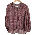 Apiece Apart Betina Blouse in Tiny Petals Magenta Photo 0