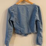 Levi's WOMEN'S DARYN CORSET LONG SLEEVE DENIM SHIRT Photo 8