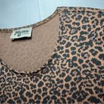 Show Me Your Mumu Toby Tunic Dress Mini Long Sleeve Leopard Stretch Xsmall Photo 1