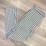 SO  Gingham Check Ankle Pants Gray White Juniors 9 Flat Front Stretch Photo 0