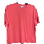 Columbia Sportswear Women’s Small Coral Red Short Sleeve Crewneck Tee Shirt Photo 0