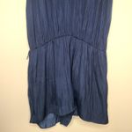 Lilly Pulitzer  Shorts Romper Halter‎ Elastic Waist Navy Size M Photo 2
