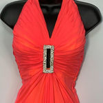 Jovani Beyond division by  halter front slit dress size 2 Photo 0