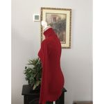 Grame XL Red Turtleneck Long Sleeve Knit Tunic Sweater Photo 4