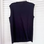 Stella McCartney  Navy Embellished Jeweled Sleeveless Tunic Top Size 40/M-L Photo 4