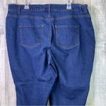 Bobbie Brooks Size 3X Blue Denim Stretch Jeans w/Coin Pocket Faux Front … Photo 6