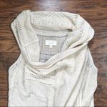 Anthropologie Angel of the North • Lua Pointelle Knit cardigan vest open drape Photo 8