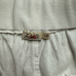 Faherty Arlie Day White Linen Blend Joggers Size L Beach Coastal Relaxed Fit Photo 1